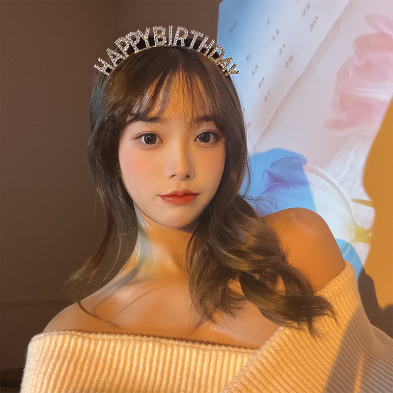 Băng Đô Công Chúa Đính Đá Thời Trang Hàn Quốc Cho Nữ