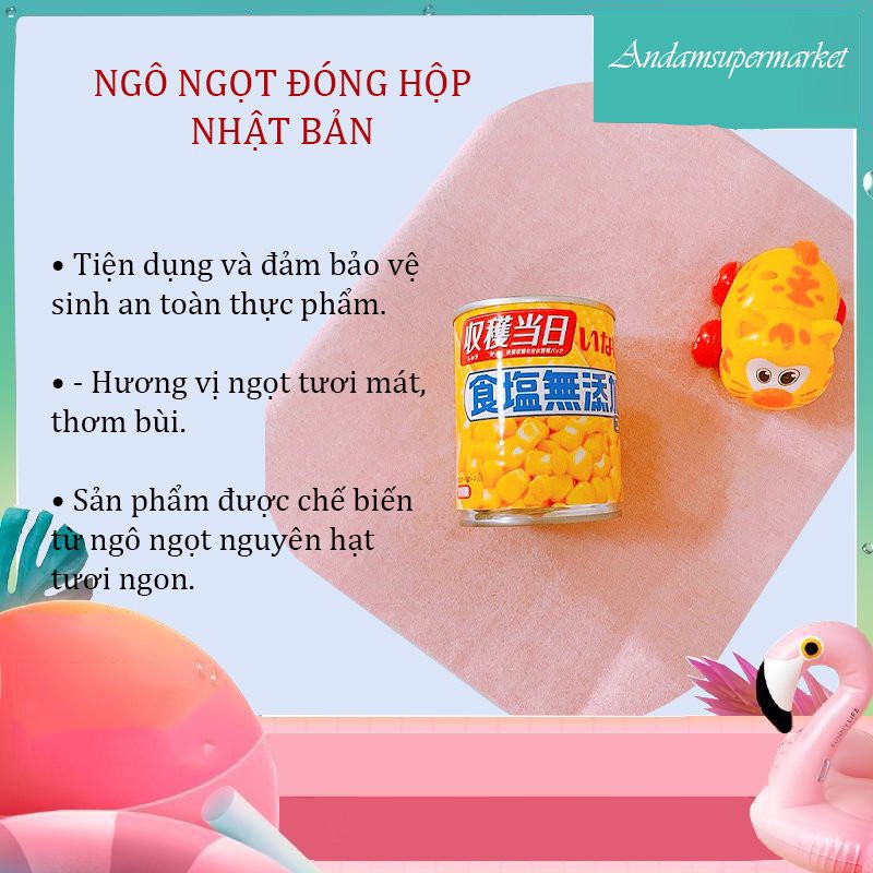 Ngô ngọt đóng hộp Nhật Bản