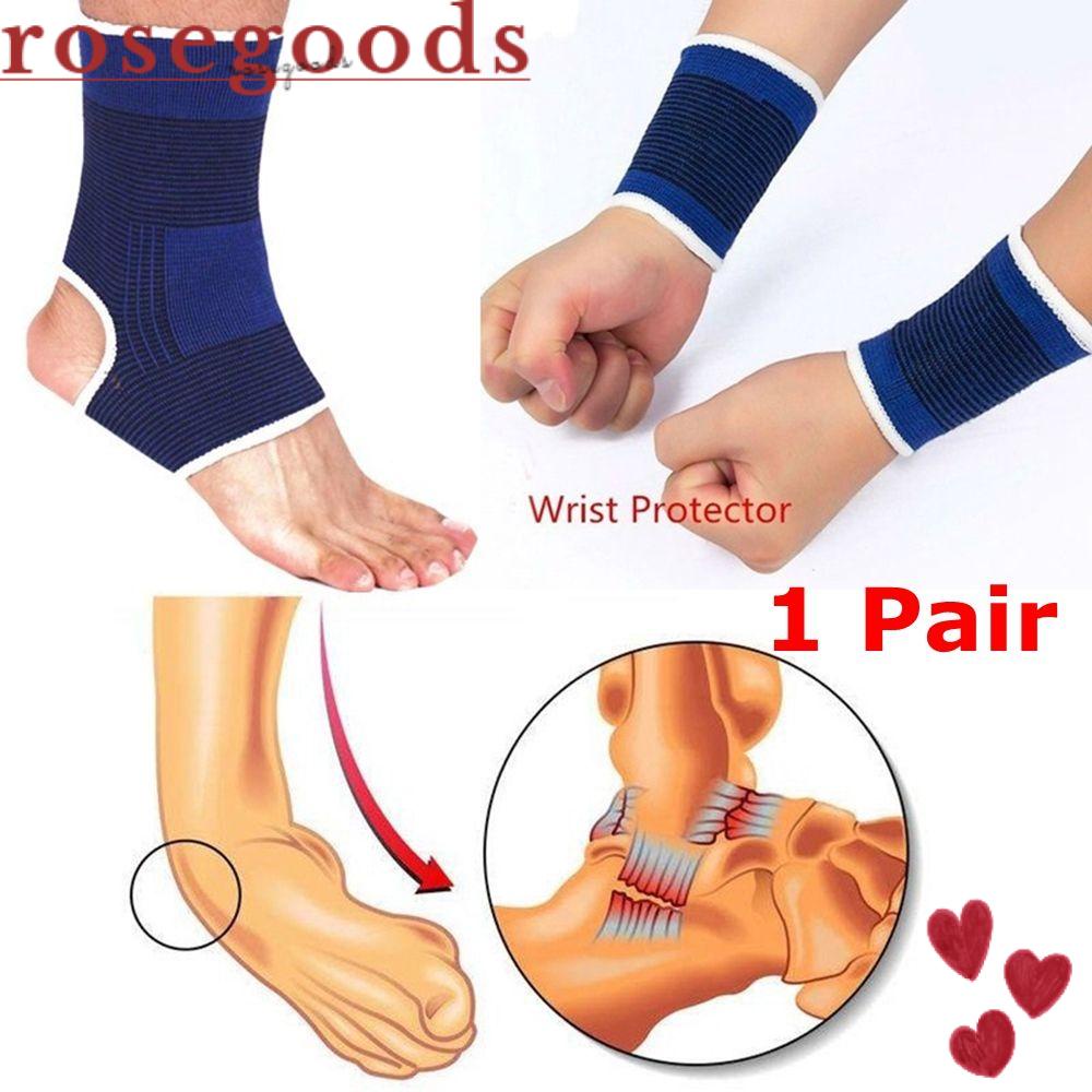 1 Cặp Băng Quấn Bảo Vệ Khuỷu Tay / Đầu Gối Co Giãn Tiện Dụng