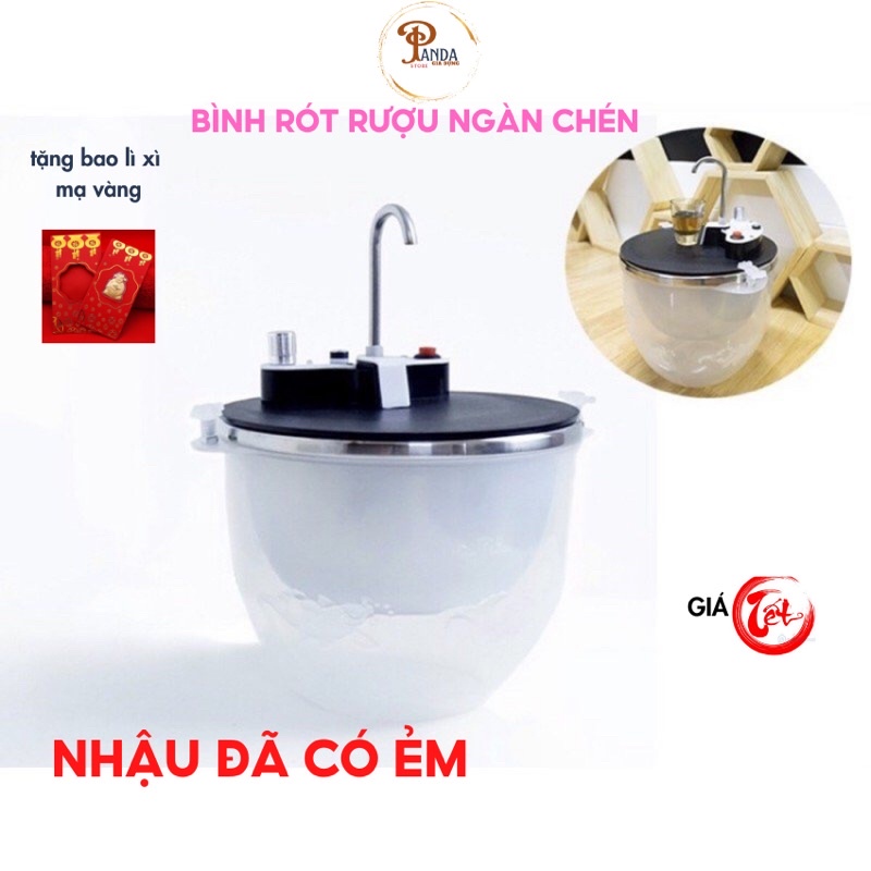 Bình rót rượu tự động thông minh(freeShip+Quà)đón tết