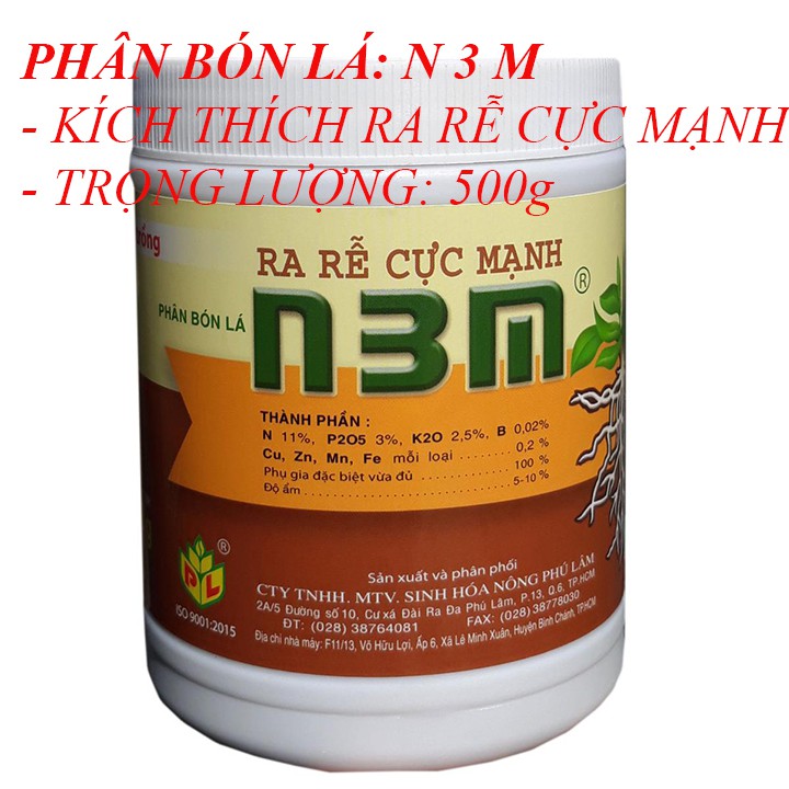 thuốc kích rễ N3M kích ra rễ cực mạnh trên tất cả cây trồng