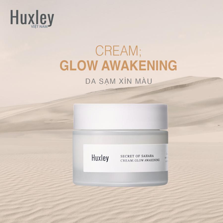 Combo Dưỡng Trắng Da, Giúp Da Căng Bóng Chiết Xuất Xương Rồng Huxley (SR Brightly Ever After + Kem Glow Awakening 50ml)
