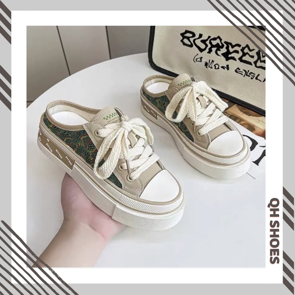 Sục nữ độn đế OO 2022 - sục sneaker nữ bản cao cấp Hàn Quốc