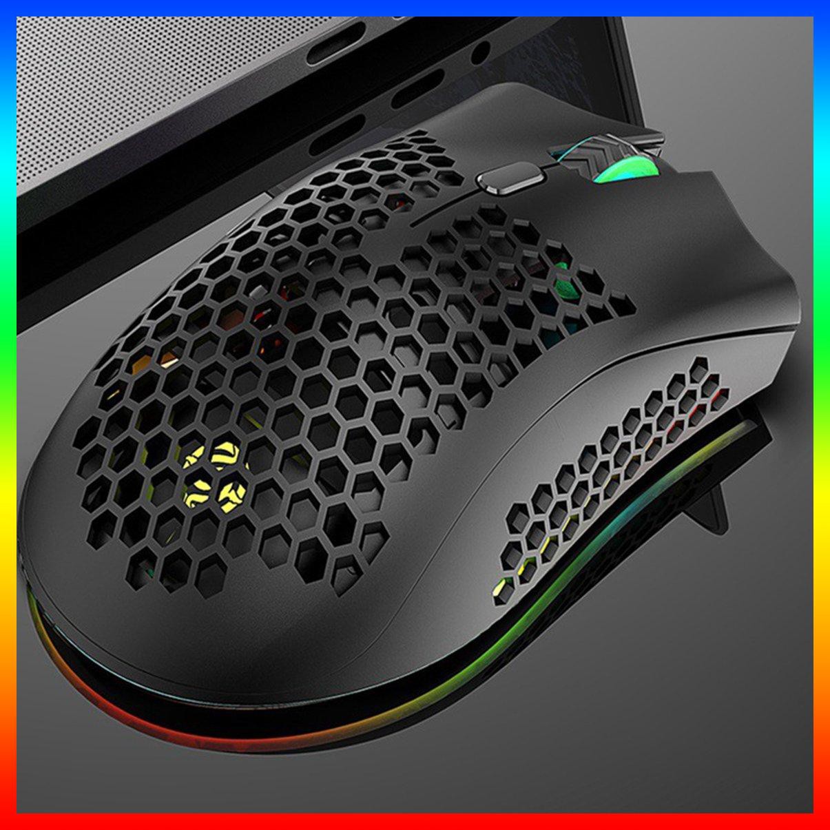 Chuột Chơi Game Không Dây Bm600 2.4ghz 1600dpi Rgb