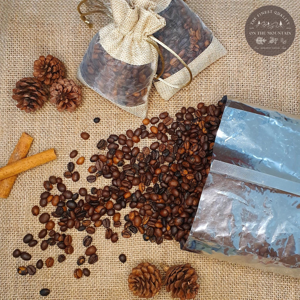 Cà phê Robusta nguyên chất, cà phê Lâm Đồng rang mộc 100%, vị đắng đậm đà, cafe pha phin chuẩn gu mạnh