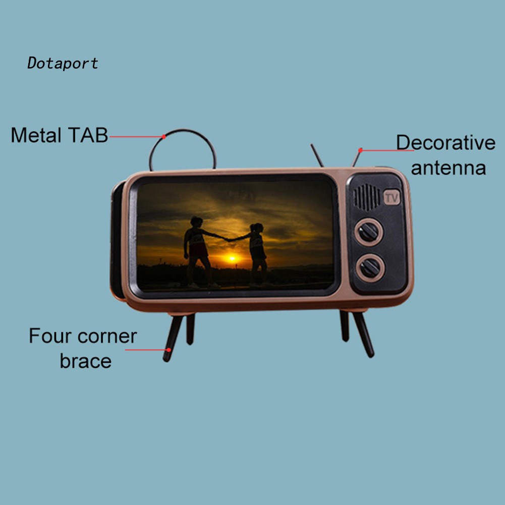 Giá Đỡ Điện Thoại Hình TV Phong Cách Retro