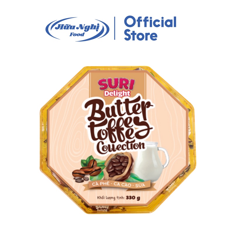 Kẹo Suri Delight Bơ Sữa 4 Vị 330G