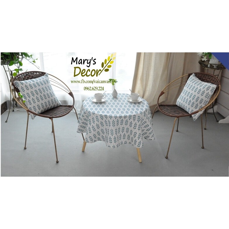 Gối tựa sofa Mary Décor - họa tiết Họa tiết lá G-D10