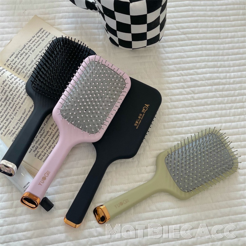Lược gỡ rối hạn chế gãy rụng tóc GHD YUE Paddle💥HÀNG LUXURY💥 siêu xịn sò L01