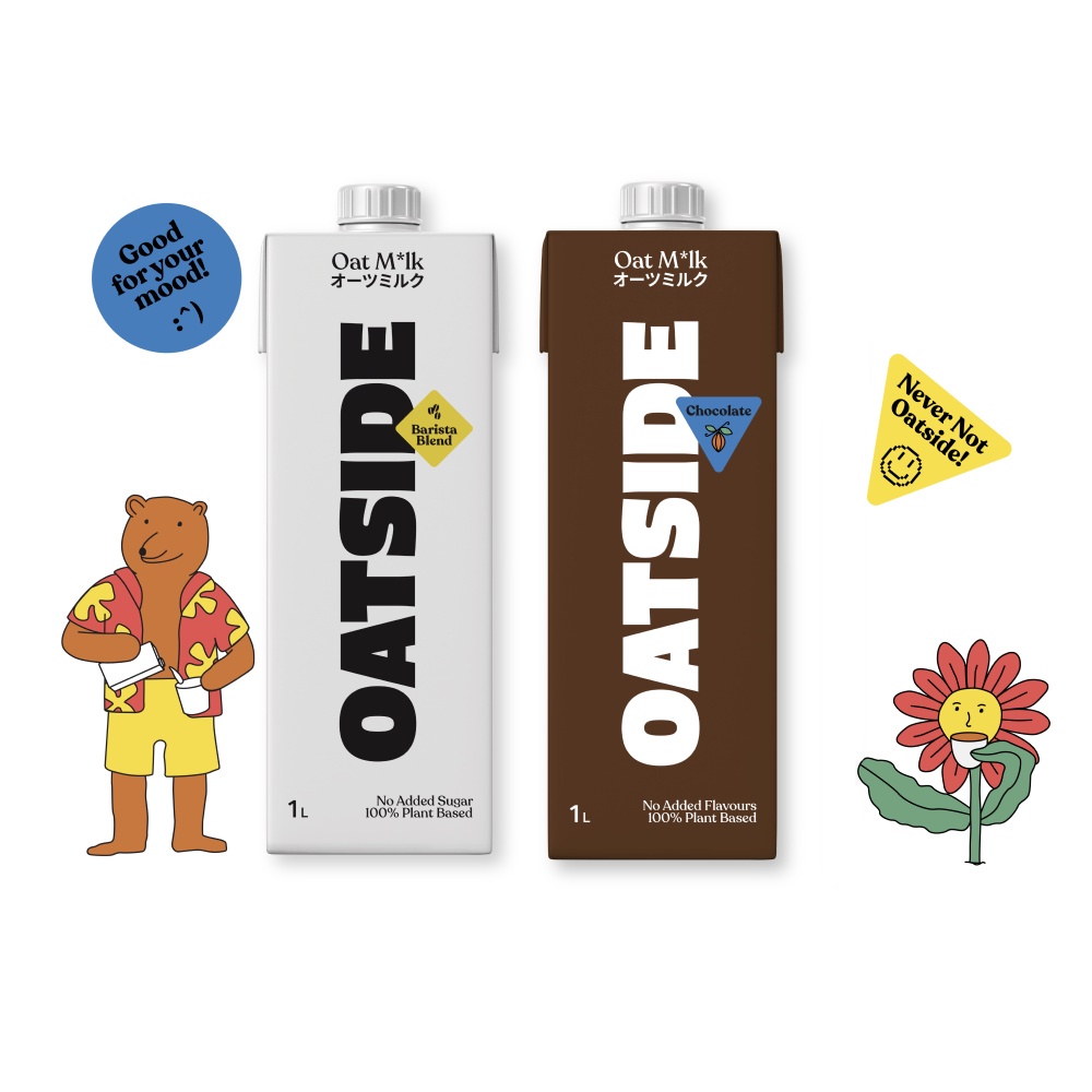 Sữa yến mạch: OATSIDE Oat Milk Barista Blend