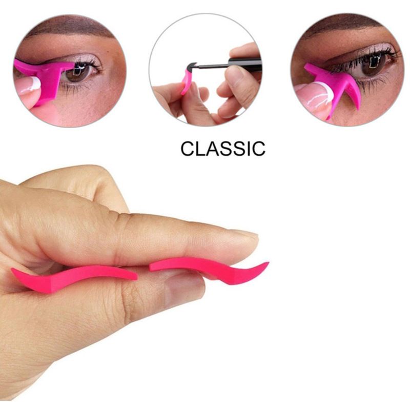2 Khuôn In Đường Viền Kẻ Mi Mắt Wing Eyeliner Stampe