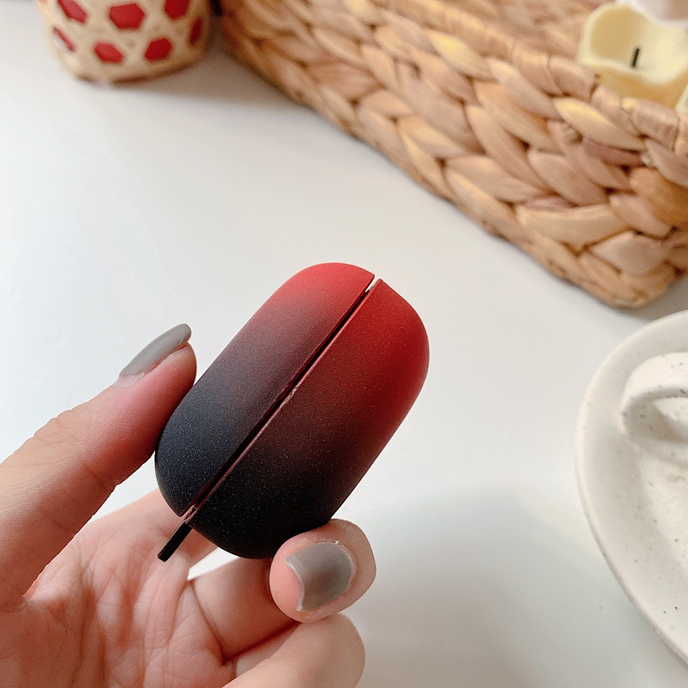 Vỏ bọc bảo vệ hộp sạc tai nghe không dây Samsung Galaxy Buds Live/ Buds Pro PC cứng nhám màu sắc gradient