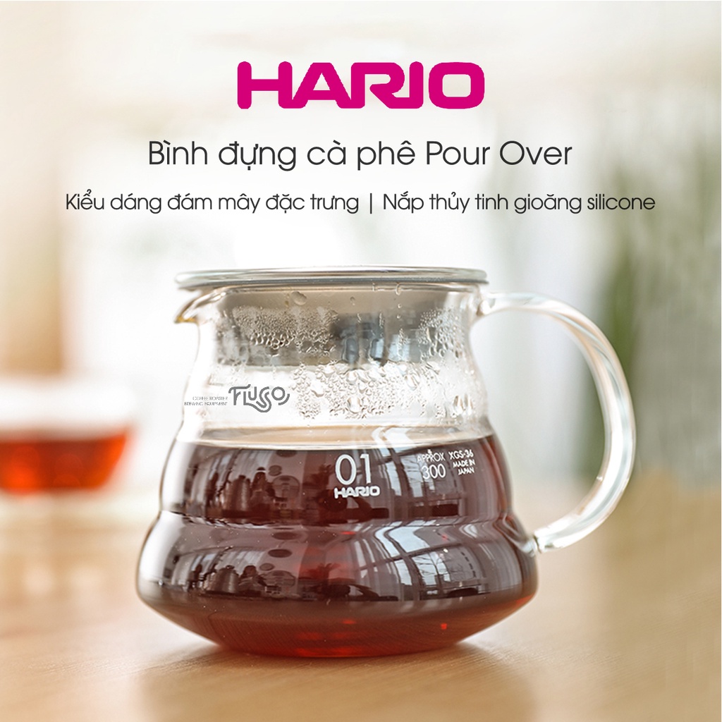 Bình đựng cà phê Hario V60 - Bình server Hario XGS