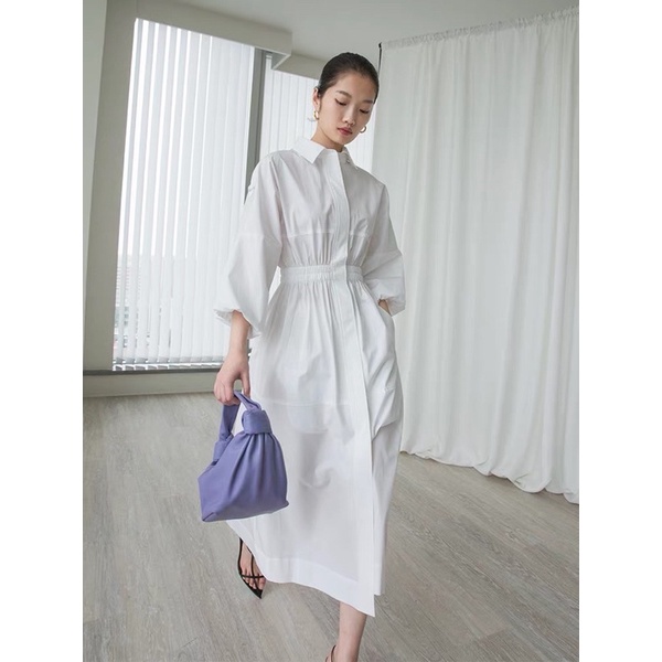 Đầm suông thắt eo