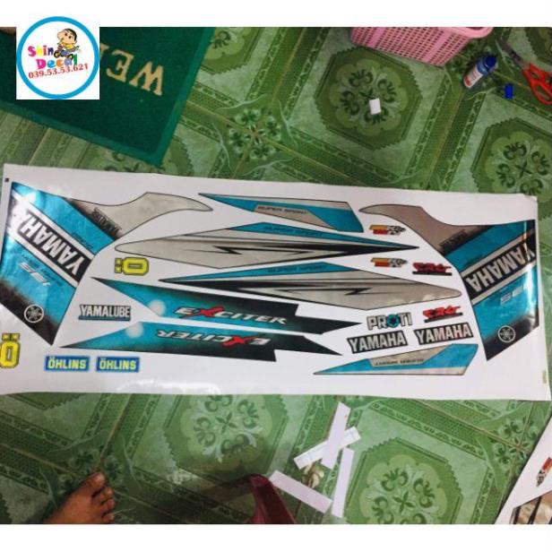 Tem rời ex 2011 chất liệu Crom cao cấp. Có shop bán Crom giả ae lưu ý.