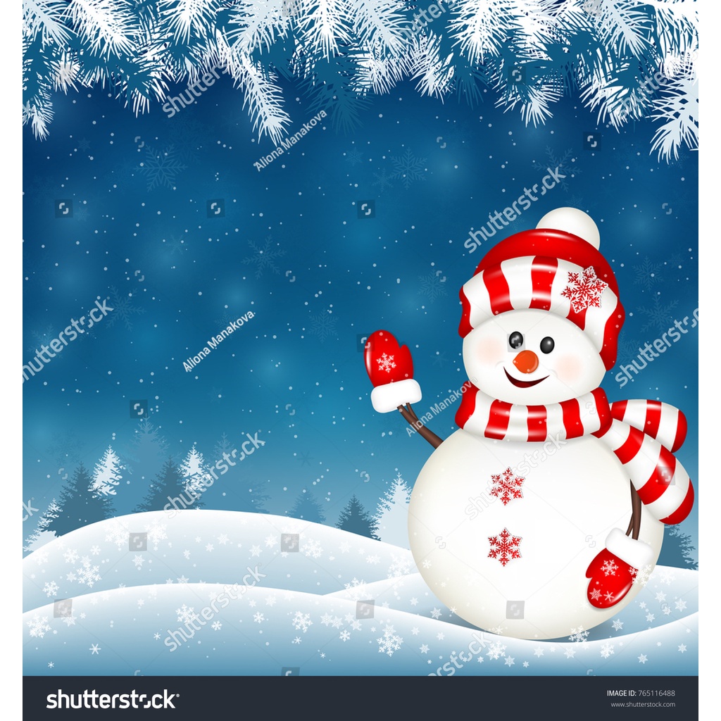 Tranh Dán Tường Tranh Trí hình người tuyết Cho Quán Bán Kem, Icream, Ốc Quế, trà tranh, trà sữa hot hit