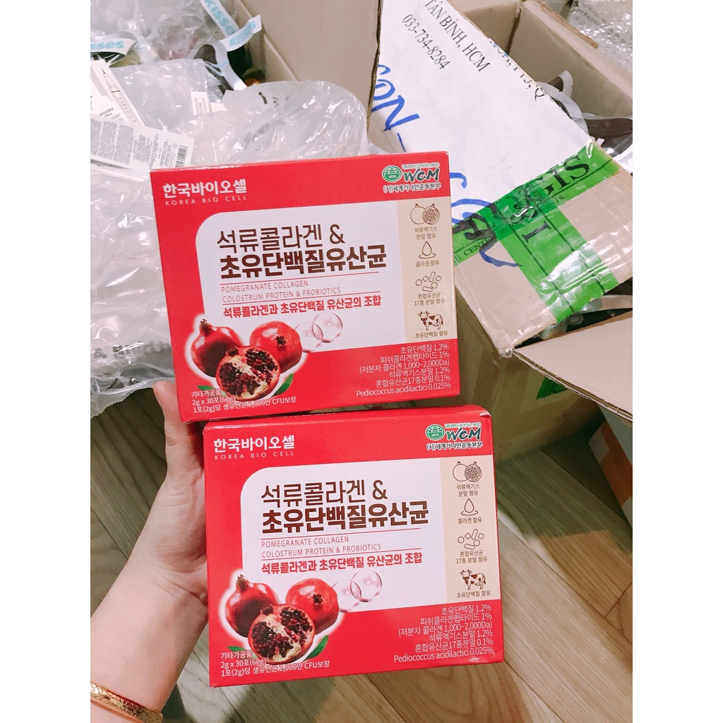 COLLAGEN LỰU & COLOSSTRUM PROTEIN, PROBIOTICS