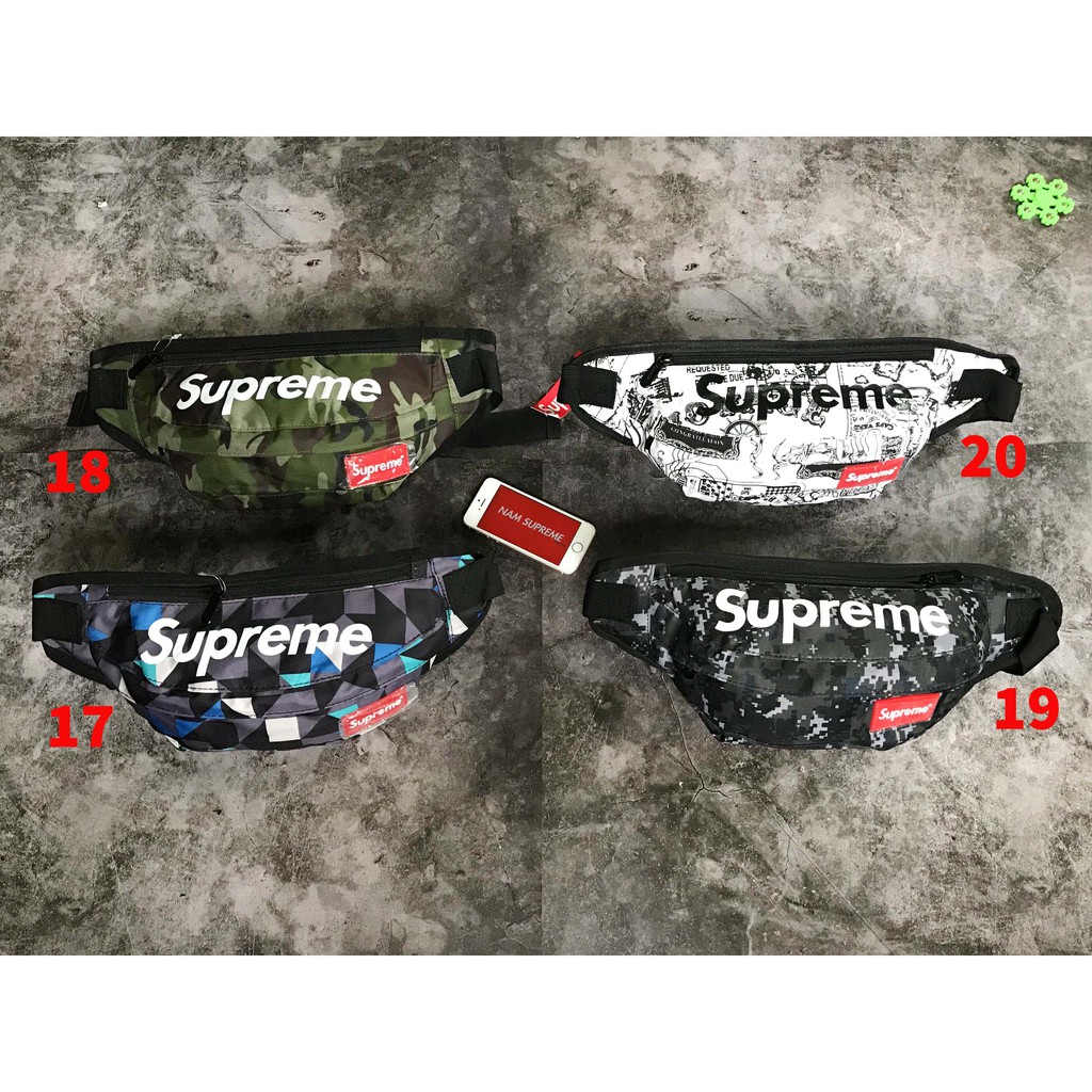 🔥[𝑩𝑨𝑪𝑲 𝑻𝑶 𝑺𝑪𝑯𝑶𝑶𝑳]  Túi đeo chéo Supreme - UNISEX  ( 20 mẫu ) ảnh thật - Giá rẻ - Cam Kết chất lượng với KH | BigBuy360 - bigbuy360.vn