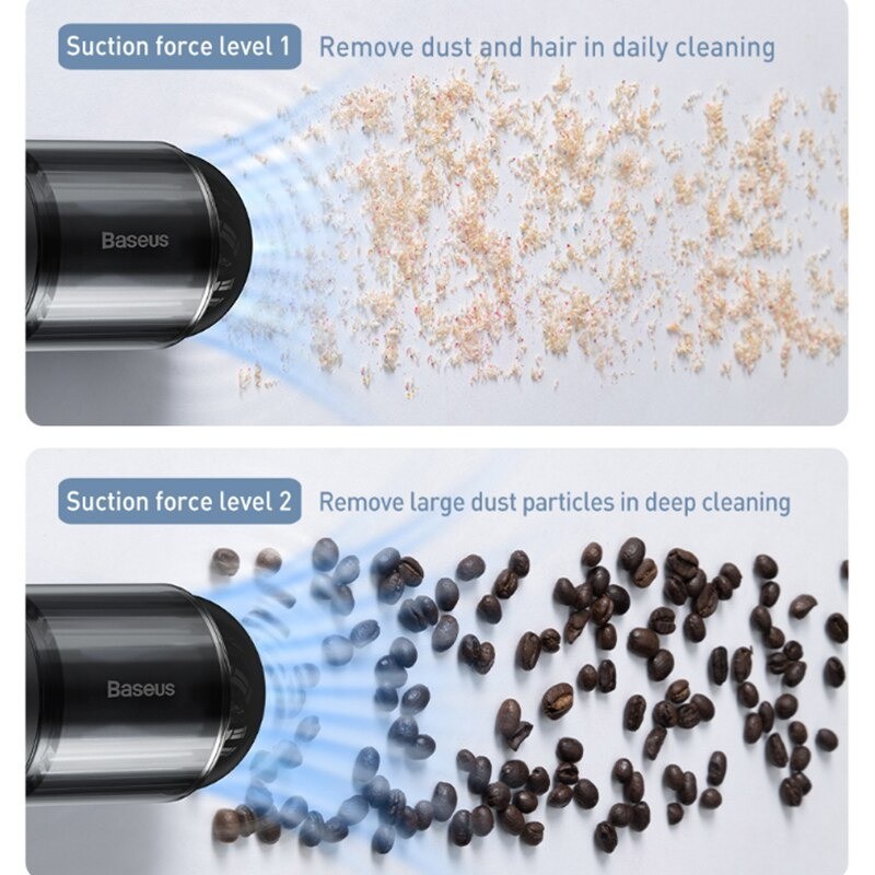 Máy Hút Bụi Không Dây - Máy Hút Bụi Cầm Tay BASEUS A3 Vacuum 15000Pa Dễ Dàng Làm Sạch Sử Dụng Trong Nhà Ở, Xe Hơi,...
