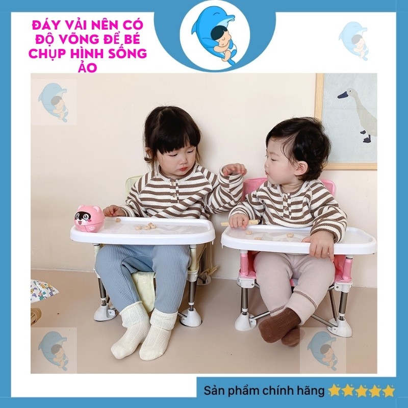 Ghế Ăn Dặm Gấp Gọn Bản Nội Đia Trung Siêu Nhẹ Chắc Chắn An Toàn Cho Bé, Ghế Ăn Dặm Du Lịch