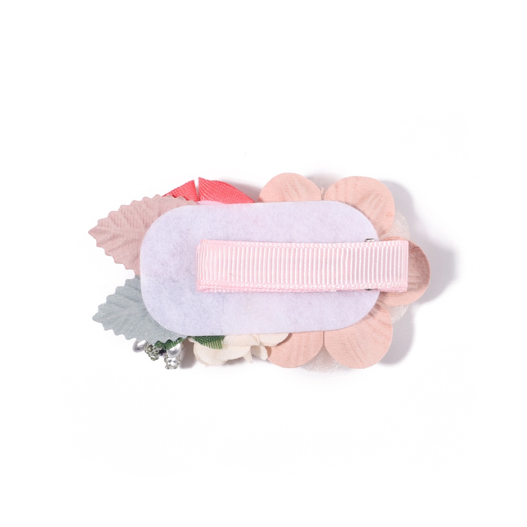 Set 3 kẹp tóc KIDSBOWS gắn hoa giả thời trang xinh xắn cho bé gái