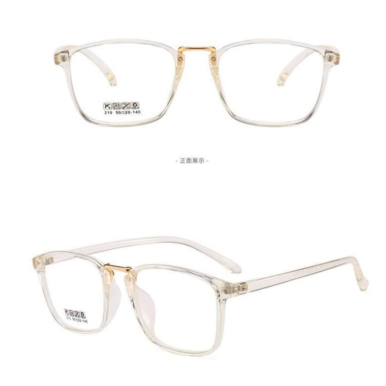 Gọng kính cận nhựa dẻo hàn quôc , mắt vuông nhiều màu sắc lựa chọn Q210 | BigBuy360 - bigbuy360.vn
