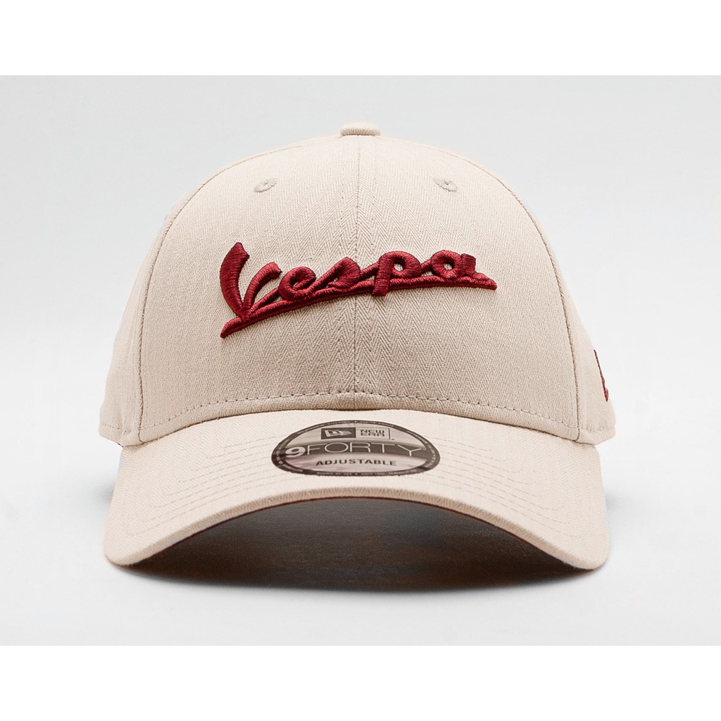 [New Era] Nón 9Forty Vespa Cotton White logo đỏ