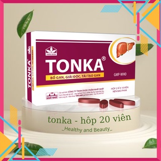 Viên uống tonka - giúp thải độc gan | bổ gan | tái tạo gan | bảo vệ gan | hộp 20 viên của nhất nhất