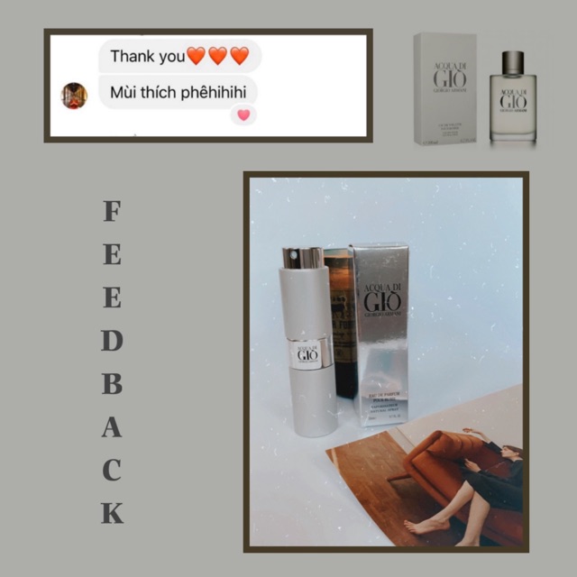 ACQUA DI GIÒ - Nước hoa mini 20ml | BigBuy360 - bigbuy360.vn