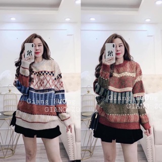 BÁN SỈ ÁO LEN THỔ CẨM 2 MÀU CHO NỮ