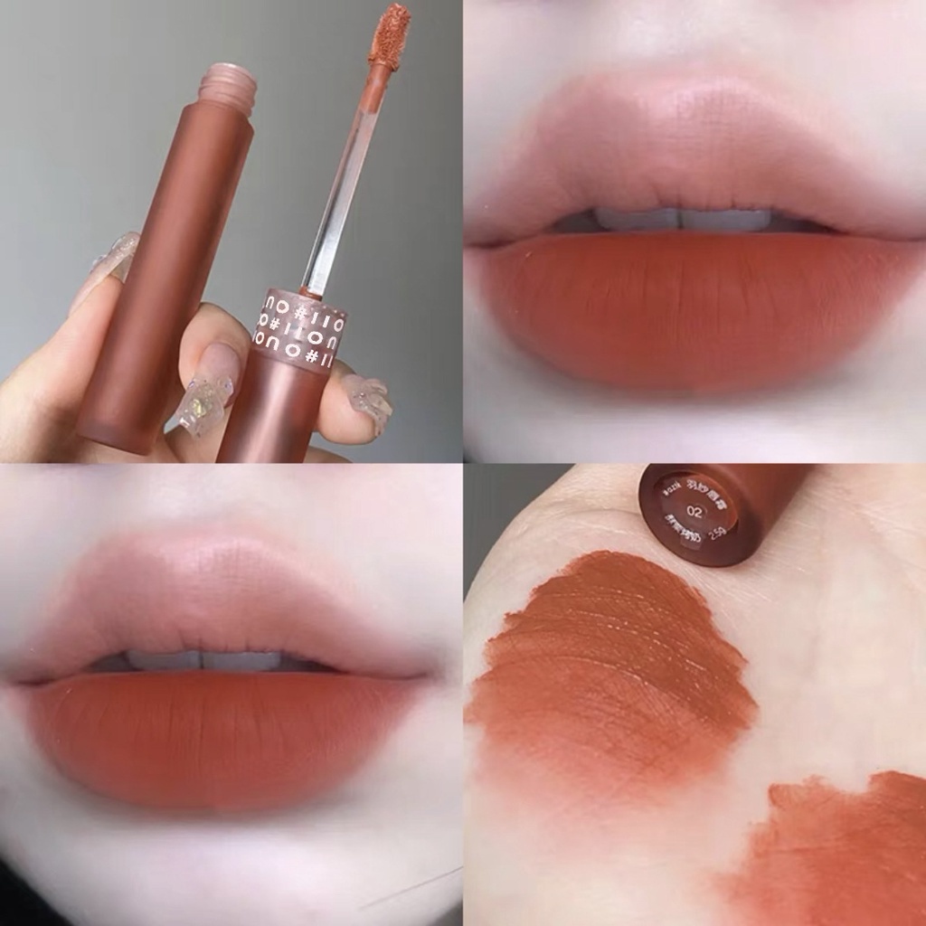 ❤Son Lì OUOII Màu Lì Mịn Như Nhung Không Phai Và Không Dính Cốc Thời Trang Cho Học Sinh