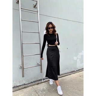 Chân váy lụa Dressbarn xuất xịn.
