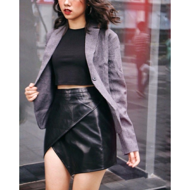 [Mã SKAMLTSM9 giảm 10% đơn 99K] Áo vest caro xám