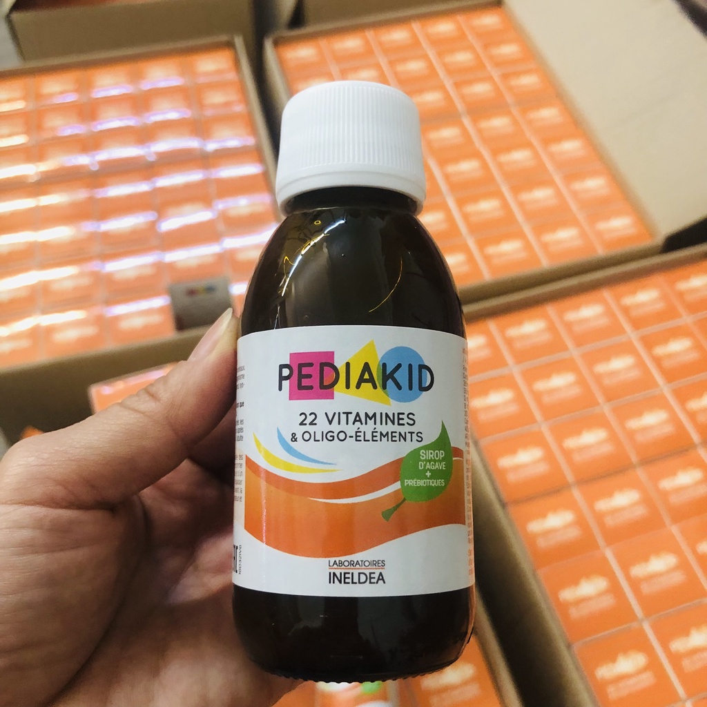 Vitamin tổng hợp và khoáng chất PediaKid 22 chai 125 ml - Giúp bé ăn ngon tăng sức đề kháng