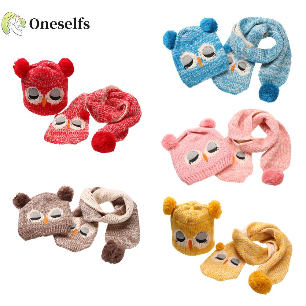Set 2 Mũ beanie hình cú mèo dễ thương cho bé 11989898