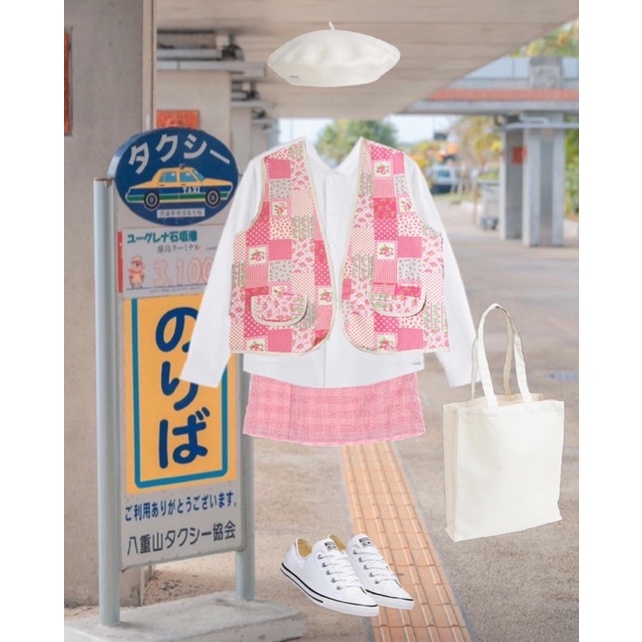 áo lupine gile hồng vintage cute lolita boho NGOCHANCUTIE (có sẵn) Mania Cutie