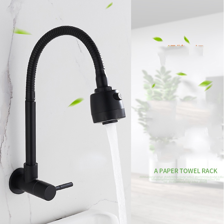 Vòi nước bồn rửa chén Baokemo linh hoạt bằng thép không gỉ 304