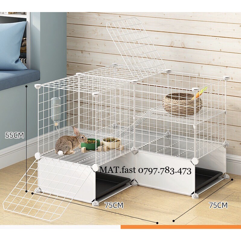 [COMBO] NGUYÊN COMBO CHUỒNG CHÓ MÈO THỎ BẰNG LƯỚI THÉP