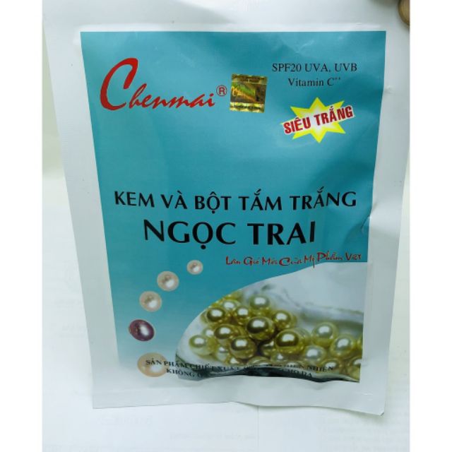 [Combo 10 túi ] Kem và bột tắm trắng chenmai ngọc trai | BigBuy360 - bigbuy360.vn