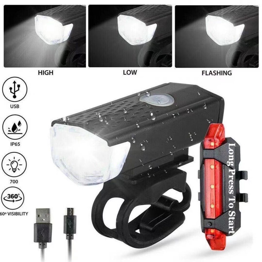 Đèn Pha LED Gắn Đuôi Xe Đạp/Mô Tô Địa Hình