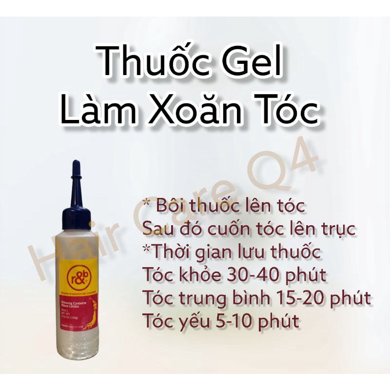 Thuốc Uốn Tóc Hàn Quốc Hương Sâm, Thuốc Bấm Phồng Chân Tóc, Dập Xù Chân Tóc - Hair Care Q4