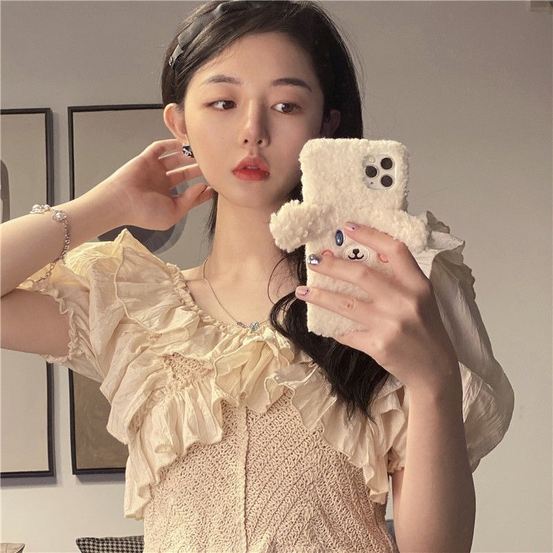 Áo Sơ Mi Chiffon Tay Ngắn Cổ Chữ V Dáng Ôm Thời Trang Mùa Hè Phong Cách Phương Tây Cho Nữ