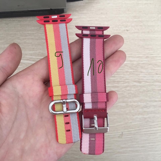 Dây woven nylon phối màu sắc cực đẹp cho apple watch