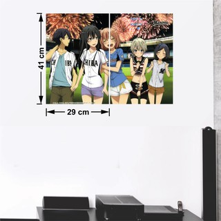 Combo 2 Tấm Poster A3 Anime OreGairu - Hamachi - My Teen Romantic Comedy SNAFU - Áp Phích Dán Tường By AnimeX