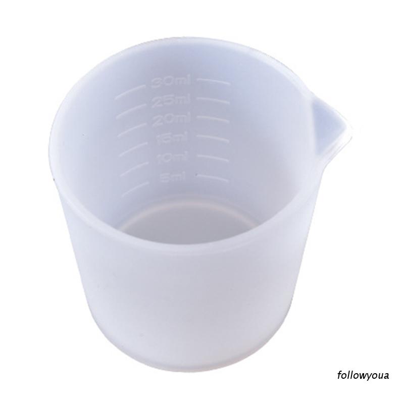 Cốc Đo Lường Bằng Silicone 30ml Làm Trang Sức Thủ Công