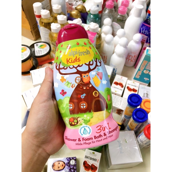 Sữa tắm trẻ em Alpi fresh kids - 3 trong 1