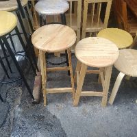 GHẾ ĐÔN GỖ CAO 70CM