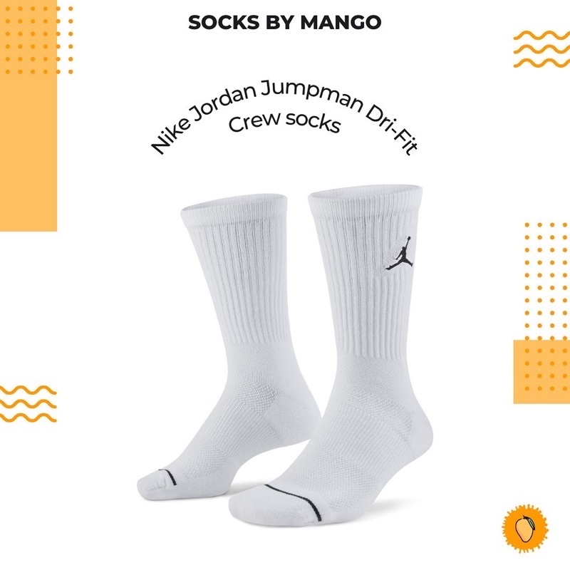 Tất Jordan Everyday Max cao cổ logo thêu