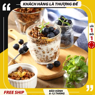 Ngũ cốc ăn kiêng không đường Granola vị matcha 500g, ngũ cốc giảm cân nướng mật ong