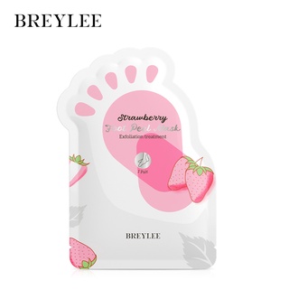 Mặt Nạ Chân Breylee Chiết Xuất Quả Dâu Dùng Tẩy Da Chết 40ml